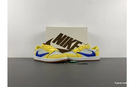 Hyperoad x (KIDS)Travis Jordan Fragment Scott Air 1 Low x OG 0804